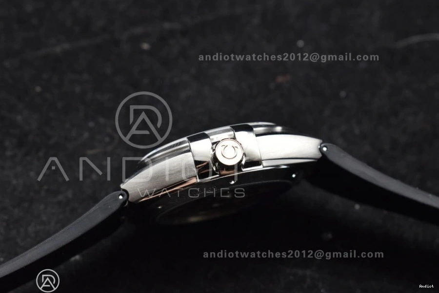 Strap Gray SS Clone A8900 Constellation Best Edition 1:1 VSF Black Gummy on Dial Super 1222